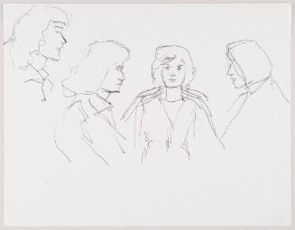 Study for "Six Women"