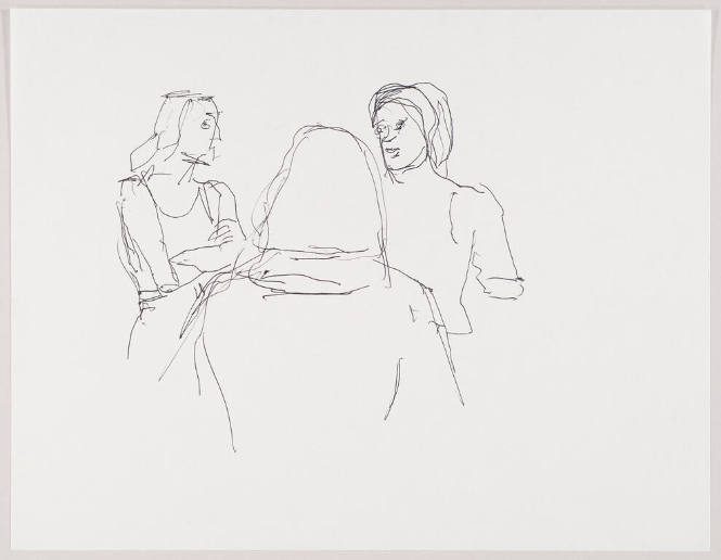 Study for "Six Women"