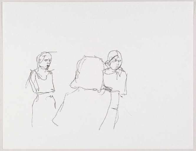 Study for "Six Women"