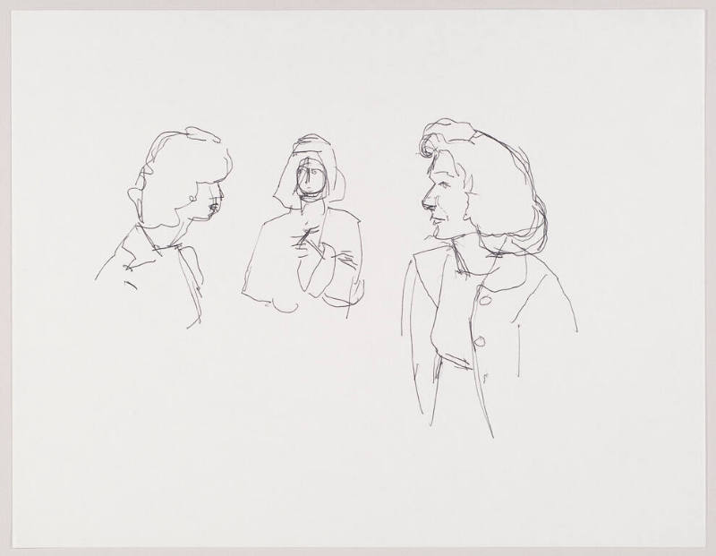 Study for "Six Women"