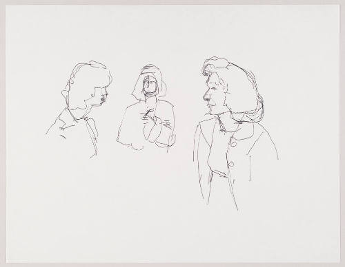 Study for "Six Women"