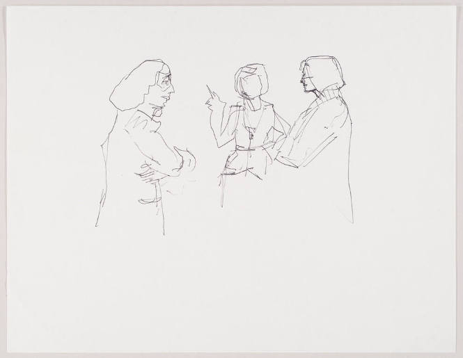 Study for "Six Women"