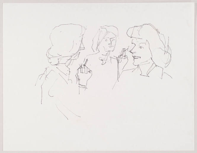 Study for "Six Women"