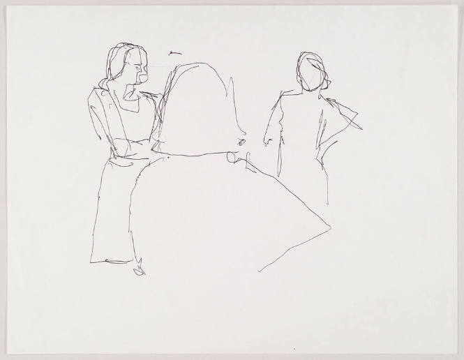 Study for "Six Women"