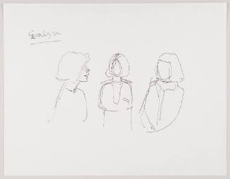 Study for "Six Women"