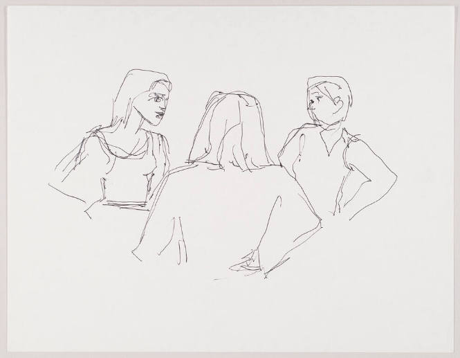 Study for "Six Women"