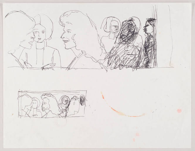 Study for "Six Women"