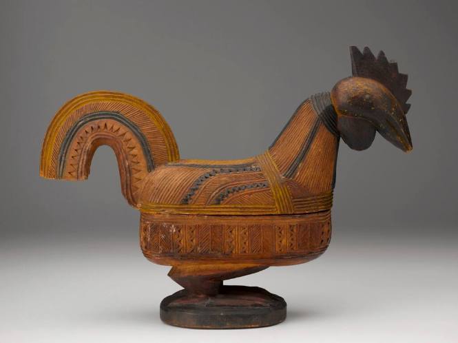 Ceremonial Dish in the Form of a Rooster