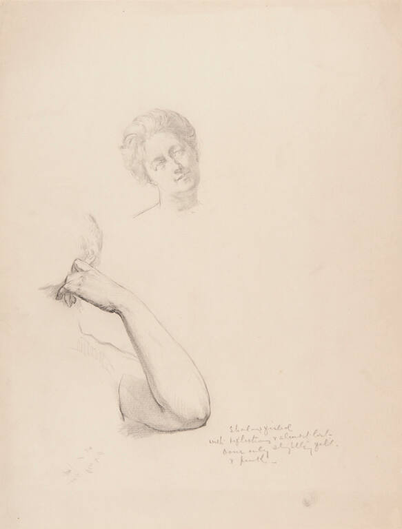 Our Lady of the Rhododendrons: Study of Arm and Hand