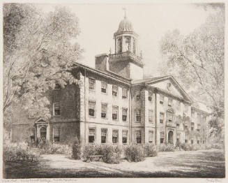 Waite Hall. Wake Forest College, North Carolina