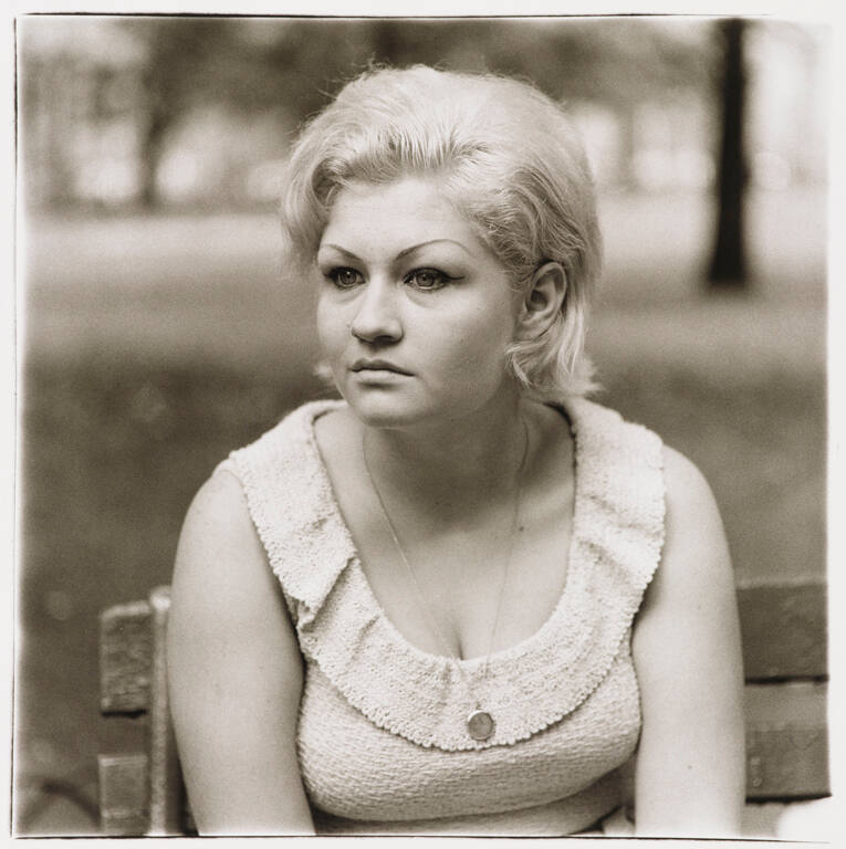 Woman with a Locket in Washington Square Park, New York City