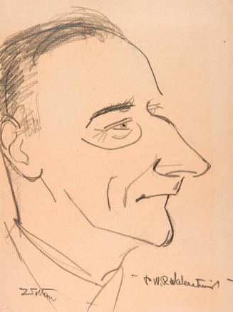 Caricature of W.R. Valentiner